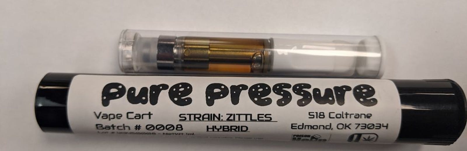 PurePressure Zkittlez Cartridge 1g Leafly